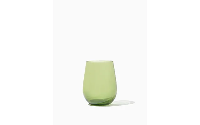 Reserve 16oz Stemless Wine Color Series Tritan Copolyester Glass Moss Size 24 Pack Style Clear Cup