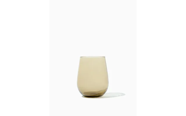 Reserve 16oz Stemless Wine Color Series Tritan Copolyester Glass Smoke - 4 Pack Clear Cup