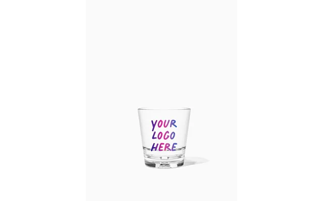 Reserve 8oz Stackable Rocks Tritan Copolyester Glass - 4 Pack Printed