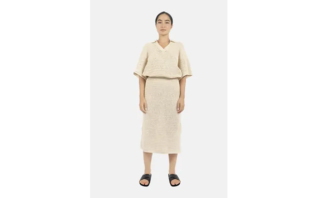 Sedona Crochet Skirt-natural - Xs