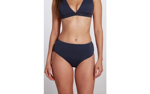 Serena Hipster Bikini Bottom In Navy Blue - Large