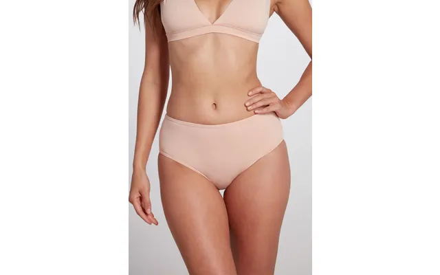 Serena Mid-rise Bikini Bottom Pink Blush - Large