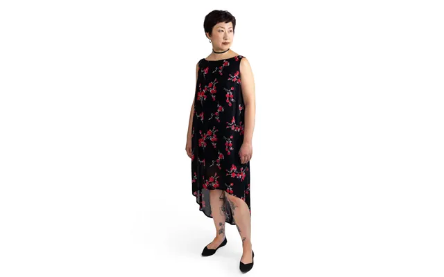 Sheer Floral Overdress - Red