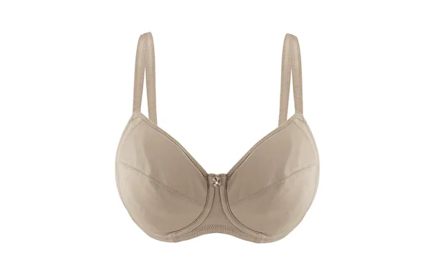 Shell-underwired Silk & Organic Cotton Full Cup Bra With Removable Paddings - 42d Shell