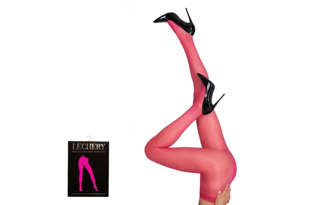 Shiny Semi-opaque Nylons 40 Denier Pantyhose Pink - S M Pink