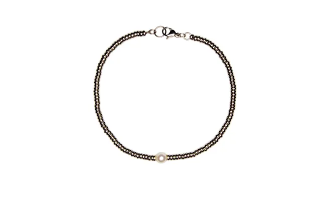 Silver Pearl Bracelet Size 8