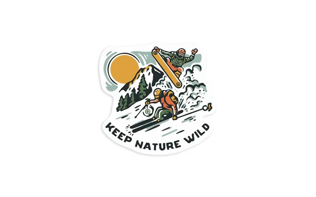Snow Slopes Sticker