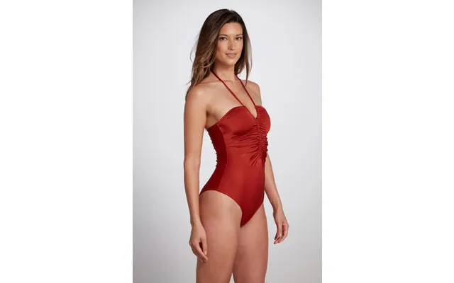 Strapless One Piece Swimsuit With Removable Pads Size Small