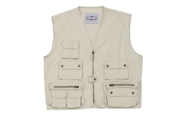 Subway Gilet - Xl Beige Cotton Blend