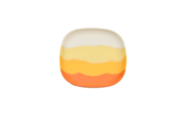 Suction Silicone Plate - Orange