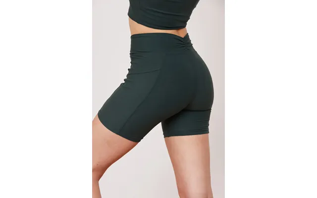 Thyme Midi Bike Short - M Thyme Ruching