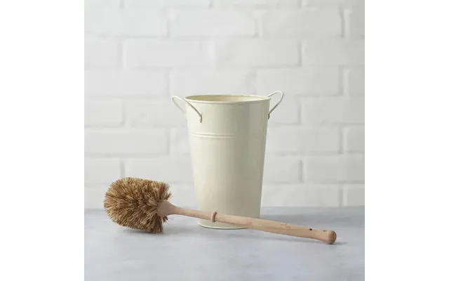 Toilet Brush & Holder Set Size One Size Color Silver