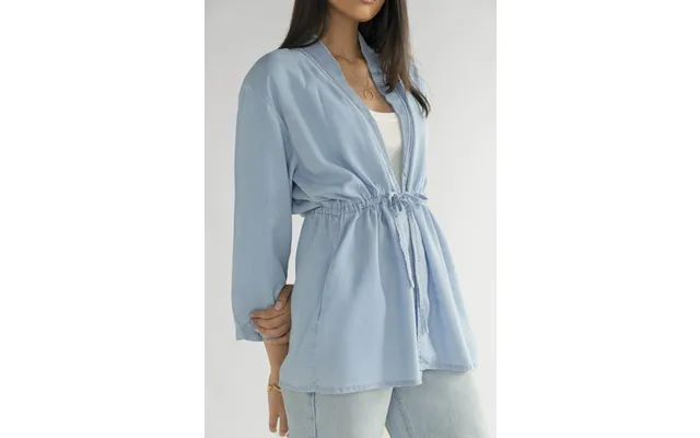 Travel Light Denim Jacket In Ocean Blue Color Ocean Blue Size M L