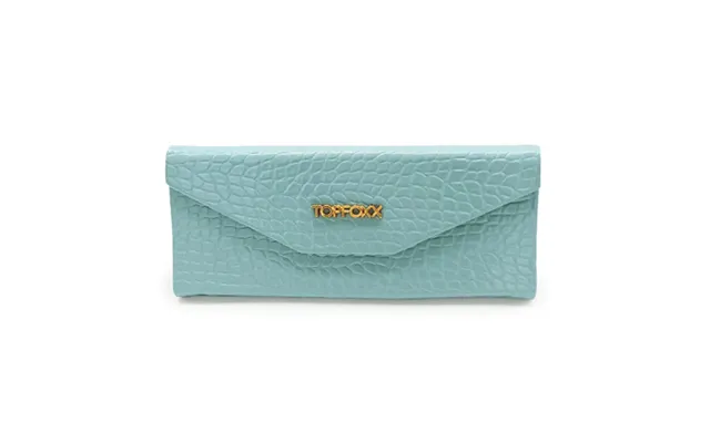 Turquoise Faux Croco Hard Case - Turquoise Os