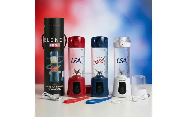 Usa Pro Ice Crushing Portable Blender - Red Retro