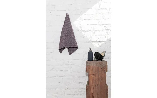 Waffle Linen Kitchen Towel - Charcoal
