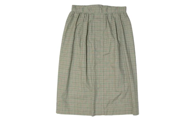 Womens A-line Skirt Grey Knee Length Check M