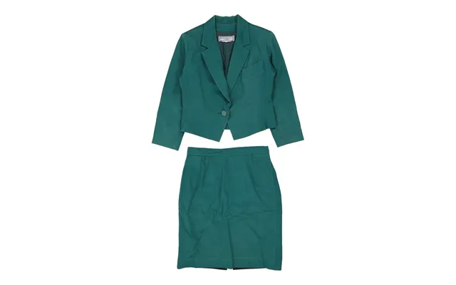 Yves Saint Laurent Full Suit - Small Green Wool