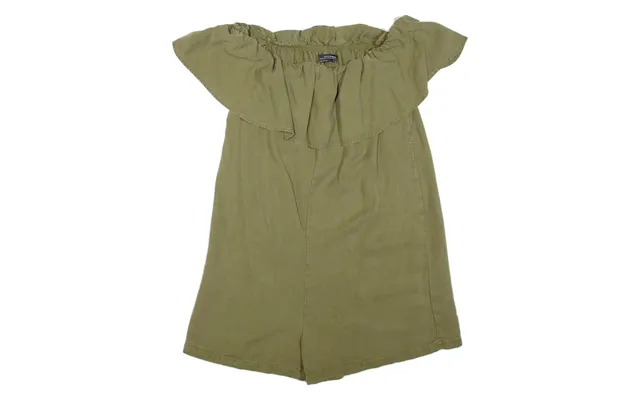 Zara Womens Playsuit Green Wide-leg S