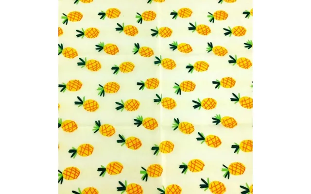 Zero Waste Bee's Wax Wrap Color Pineapples Specification Variety 3 Pack