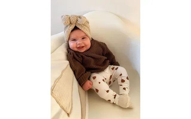 Autumn & Winter Warm Baby Head-wear Children's Lamb Wool Big Bow Pullover Hat