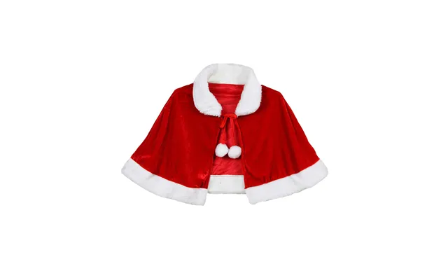 Christmas Velvet Shawl Cloak Cape Mrs Santa Claus Cape Robe Halloween Costume Red - Adult Shawl
