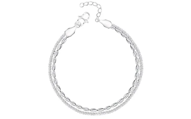 Double-layer Bracelet Summer Light Luxury Starry Sparkling Jewelry - Silver