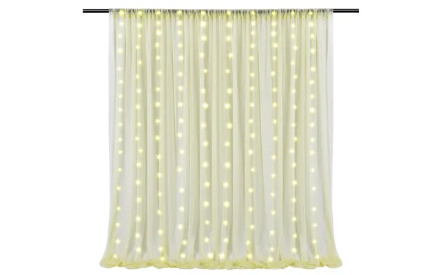 Luminous Outdoor Wedding Decoration Background Curtain With Light, Hcp27l - Yellow S