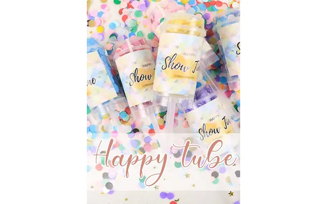 Paper Scraps Push Tube Wedding Push Ceremony Paper Flower Spray Tube Decoration