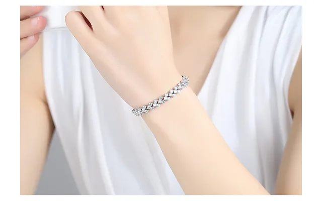 Shining Roman Bracelet New Girl Studded Exquisite Jewelry - Picture Color