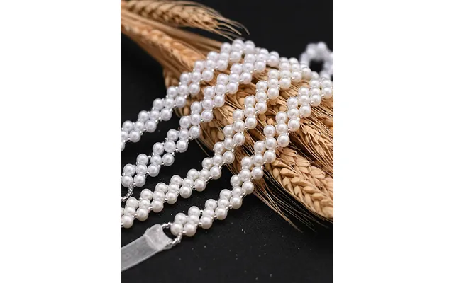 Simple Elegant Pearl Brides Sash For Wedding,s34 - Ivory