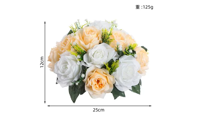 Simulation Flower Wedding Decoration Silk Flower Home Decoration Fake Flower Rose Festival Window Flower, Cf18081 - Cham
