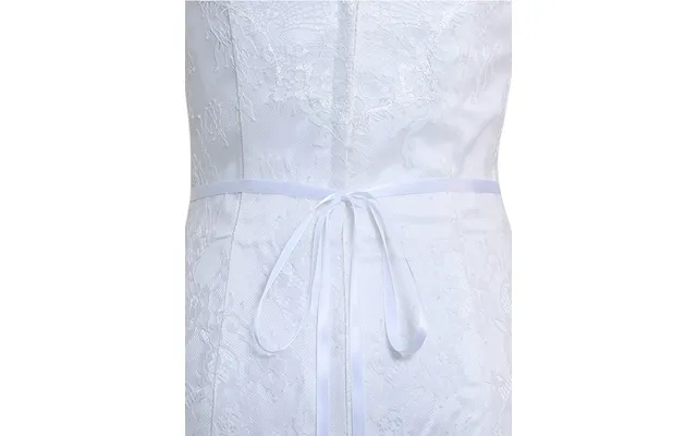 Sparkly Luxury Beaded Thin Brides Sash For Wedding,s308 - White