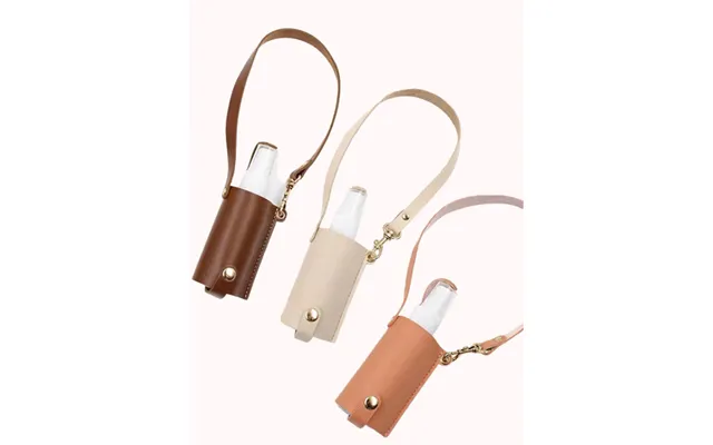 Spray Hand Sanitizer Anti-epidemic Alcohol Rub Small Portable Spray Bottle Leather Case