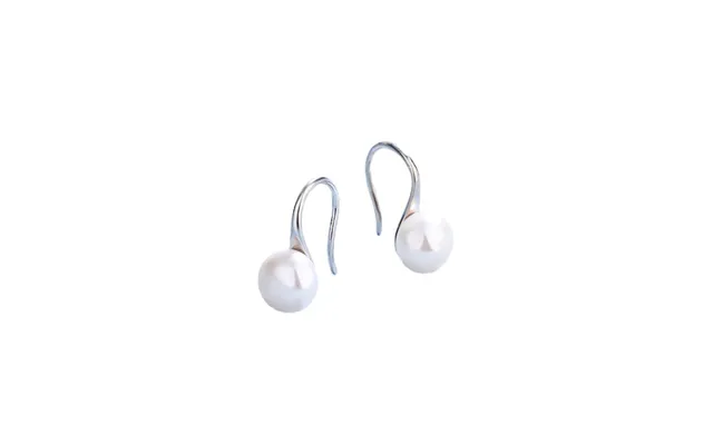 Sterling Silver Freshwater Cultured Pearl Wedding Jewelry Earrings For Women - Gold