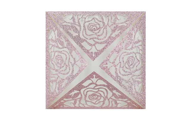 Wedding Invitation Letter For The Groom And Bride, Hollow Out Invitation Card, Hk-426 - Pink