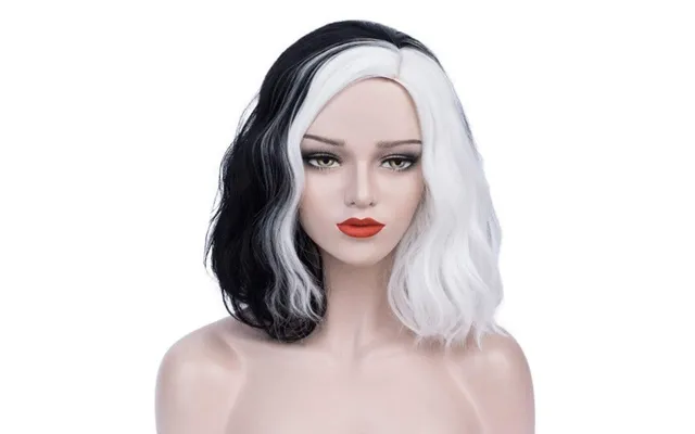 Women Curly Wavy Hair Wig With Wig Caps Synthetic Wigs For Party Halloween - 3