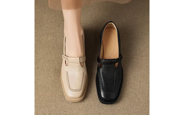 Chiko Concordia Square Toe Block Heels T-strap Shoes