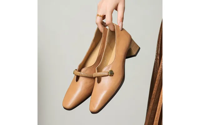 Chiko Conleth Pointy Toe Block Heels Mary Jane Shoes