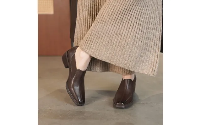 Chiko Cooper Pointy Toe Block Heels Pumps Shoes