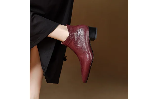 Chiko Cope Pointy Toe Block Heels Ankle Boots