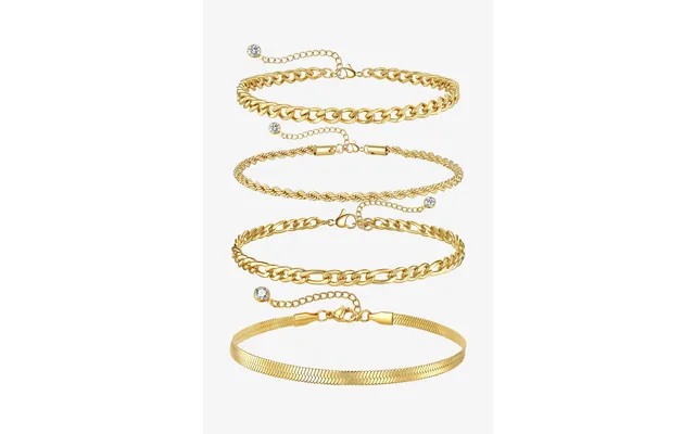 Women 18k Gold Opal Layered Bracelets Cicybell - Gold G