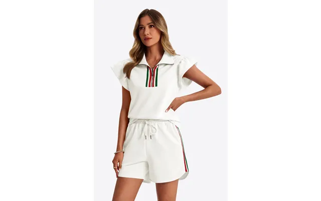 Womens White 2 Piece Outfits Cicybell - White X-large