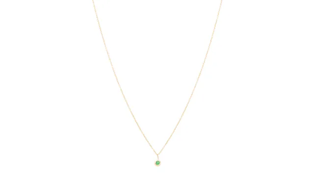 Mock Necklace 18k Emerald