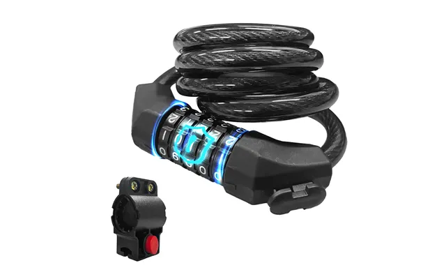 12mm Heavy-duty Cut-resistant Cable Lock For E-scooter - Bicycle & Motorcycle