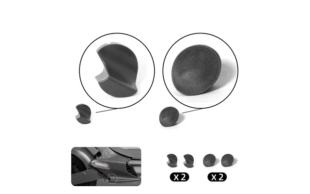 Grey Rear Dust Cover For Rz800 - 4pack