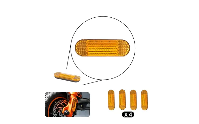 Safety Reflector For Rz800 & Rz1000 - 4pack