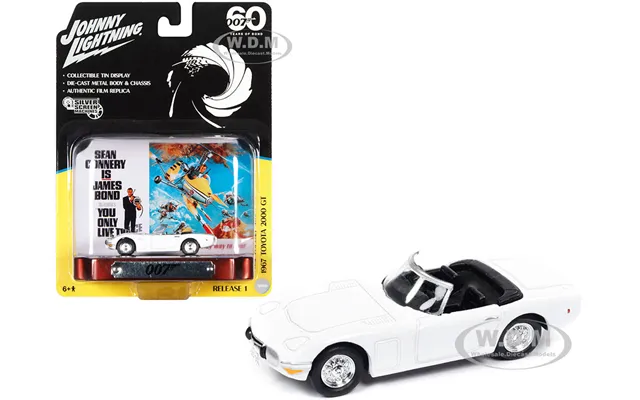 1967 Toyota 2000 Gt Convertible Rhd Right Hand Drive White 007 James Bond You Only Live Twice 1967 Movie With Collectibl