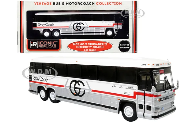1980 Mci Mc-9 Crusader Ii Intercity Coach Bus Toronto - Guelph Ontario, Canada Gray Coach Vintage Bus & Motorcoach Colle