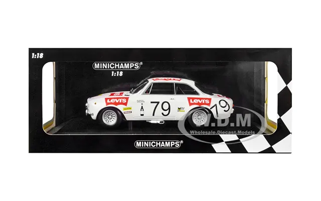 Alfa Romeo 1300 Gta 79 Pierre Rubens - Charles-axel Van Ryn Levi's 24 Hours Of Spa 1971 Limited Edition To 300 Pieces Wo